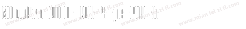 MILanPro_BOLD -GB1-4-pc-EUC-h字体转换